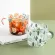 Ins 500ml Boron Silicon Glass Cup With Scale Breakfast Cups Milk Mugs Coffee Cups Glass Mug Water Cup Drinkware