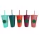473ml/700ml/710ml Color Changing Coffee Cup With Lid With Logo Straw Cup Reusable Cups Plastic Tumbler Matte Plastic Cup