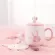 Panda Mug Coffee Breakfast Cup Large Capacity Water Glass Milk Cup Creative Cartoon Ceramic Cup With Lid Spoon Coffee Cup