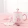 Panda Mug Coffee Breakfast Cup Large Capacity Water Glass Milk Cup Creative Cartoon Ceramic Cup with Lid Spoon Coffee Cup