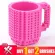 360ml Lego Cute Plastic White Coffee Mugs Cup Kids Outdoor Personalized Children Eco Friendly Creative Mug