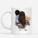 Personalized Coffee Mug Family Mom And Daughter Son Is Being A Mom Mugs Cups 11oz/15oz R2062