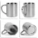220ml Stainless Steel Mug Student Double Wall Mugs Travel Tumbler Coffee Tea Mugs Drinkware Travel Cups