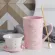Natural Marble 12 Constellation Ceramic Pink Zodiac Mug With Lid Coffee Mugs Creative Personality Cup 380ml Cups And Mugs