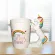 1PCS Unicorn Mugs Cartoon Porcelain 3D Handpainted Ceramic Cute Funny Animal Water Cup Coffee Mug for Drinkware