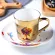 SPECULAR Reflection Coffee Cup Ceramic and Saucers Scoop Gold Mug