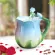 3d Rose Enamel Coffee Mug Milk Cup Set With Spoon Creative Ceramic European Bone China Drinkware For Friend