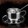 Stainless Steel Double-Deck Coffee Cup Sets Milk Coffee Mugs Spoon Tray High Quality