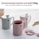 1PC MUG COFFEE CUP CERAMIC CREATIVE COLOR Heat-Resistant Mug with LID 450ml Children's Office Home Beverage 45