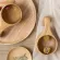 Rubber Wood Cup Japanese Style Wooden Milk Cup Lanyard Wooden Breakfast Cup