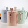 1PC MUG COFFEE CUP CERAMIC CREATIVE COLOR Heat-Resistant Mug with LID 450ml Children's Office Home Beverage 45