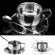 Stainless Steel Double-Deck Coffee Cup Sets Milk Coffee Mugs Spoon Tray High Quality