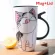 CUT CAT CAT CARAMICS COFFEE MUG WITH LID LARGE CAPICITY 600ML Animal Mugs Drinkware Coffee Milk Cups Novelty S
