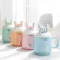 Kawaii 3D Cartoon Rabbit Ceramic Mug with Lid and Bow Spoon Porcelain Drinking Cup Cup Cup Cup Cup Cup Cup