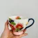 Household Creative Ceramic Cup Coffee Cup Milk Mug With Handle Breakfast Cup Tea Cup Water Cup Big Tripe Mug