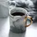 Nordic Style Marble Mugs Ceramic Grain Penh Coffee Cup Breakfast Milk Milk Milk Porcelain Cup S Dropshiping