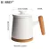 Borrey Porcelain Tea Cup Ceramic Office Tea Mug With Tea Infuser Filte Ceramic Mug With Wooden Handle Coaster Ceramic Teapot