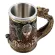 Creativity Coffee Mugs 3D Medieval Viking Pirate Beer Stainless Steel Skull Mug Big Capacity Resin Cups and Mugs Halloween