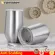 377ml Double Wall Anti Scalding Lid Mug Straw Set Portable Heat Resistant Wire Drawing Polish Coffee Cup Tea Juice Tumbler