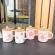 Cute Peach Water Cup Mug with Spoon Ceramic Cup with Lid Coffee Juice Milk Office Tea Cup