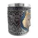 Hot Retro Horn Skull Beer Mug Stainless Steel Skull Knight Halloween Coffee Cup Viking Tea Mug Pub Bar Decoration