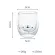 3 Style Creative 280ml Cute Cartoon Bear Cat Double Layer Heat Resistant Transparent Glass Mug Coffee Tea Water Cup