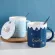 Cute Polar Bear Ceramic Mug With Lid Spoon Coffee Cups Creative Drinkware Coffee Tea Cups Student S Milk Cup