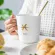 Big Capaticy 12 Consamic Mug Super High Quality Procelain Log Coffee Milk Cup White Color