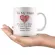 The White Ceramic Mug with Beautiful Message To Mum Moth Birthday Present 11OZ Funny Coffee Cup