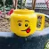 250ml Lego Mugs Ceramic Cup Milk Coffee Mugs Cups For Kids Yellow Smiling Expression Cartoon Cute Drinkware Lego Friend For Kids