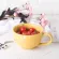 Free Shipping High Capacity Wave Point Ceramic Soup Cup European Breakfast Cereal Milk Mugs Student Office Water Cup with Handle