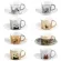 Creative Coffee Mug With Tray Cup Plating Reflection Cup Mug Ceramic Coffee Cup And Saucer Set Travel Stirrer Funny Mugs