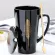 Ceramic Coffee Mug With Lid And Spoon Creative Large Tea Cup Breakfast Milk Mugs Home Drinkware Lovers Wedding