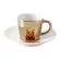 Creative Coffee Mug With Tray Cup Plating Reflection Cup Mug Ceramic Coffee Cup And Saucer Set Travel Stirrer Funny Mugs