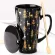Ceramic Coffee Mug With Lid And Spoon Creative Large Capacity Tea Cup Breakfast Milk Mugs Home Lovers Wedding