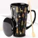 Ceramic Coffee Mug With Lid And Spoon Creative Large Capacity Tea Cup Breakfast Milk Home Drinkware Lovers Wedding