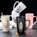 Ceramic Coffee Mug With Lid And Spoon Creative Large Capacity Tea Cup Breakfast Milk Home Drinkware Lovers Wedding