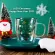 Cute Double Glass Cup Merry Coffee Mug Creative Happy New Star Wishing Cup Decoration