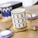 Blue And Bone China Coffee Cup With Spoon European Style Creative Ceramic Afternoon Tea Teacup For Water Beautiful Box