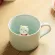 Porcelain Cute Cartoon Ceramic Coffee Mugs 3D Animal Milk Tea Cup Birthday S Cladon Water Cup Office Drinkware