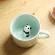 Porcelain Cute Cartoon Ceramic Coffee Mugs 3D Animal Milk Tea Cup Birthday S Cladon Water Cup Office Drinkware