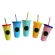 473ml/700ml/710ml Color Changing Coffee Cup with LOD with Logo Straw Reusable Cups Plastic Tumbler Matte Finish Plastic Cup