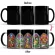 Drop Shipping 1pcs New 350ml Cartoon Magic Ceramic Milk Tea Cups Color Changing Mugs Best For Friends Children