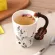 Cup 300ml Coffee Mug Music Violin Funny Ceramic Mug Creative Coffee Cup Cute Cup Eco Friendly Mugs For Tea Breakfast Milk