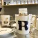 Bone Personality English Lettering Gold Tea Mug Set Home Office Drinkware Couple Coffee Cups Super For Friend