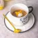 Creative Ce rate Mug with Spoon Tray Cute Cat Relief Coffee Milk Tea Handle Porcelain Cup Water Cup Novelty S