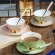 High Quality Porcelain Coffee Cups Luxurious Ceramic Cups On-Glazed Advanced Tea Cups And Saucers Sets S