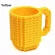350ml Creative Milk Mug Coffee Cups Creative Build-On Brick Mug Cups Drinking Water Holder Lego Building Blocks Design