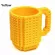 350ml Creative Milk Mug Coffee Cups Creative Build-ON BRICK MUG CUPS DRINKING WATER HOLDER LEGO BUILDING BOCICINS DESIGN