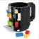 350ml Creative Milk Mug Coffee Cups Creative Build-On Brick Mug Cups Drinking Water Holder Lego Building Blocks Design